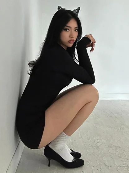 Long Sleeve Bodysuit Romper - Image 3