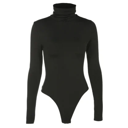 Black Long Sleeve Bodysuits - Image 3