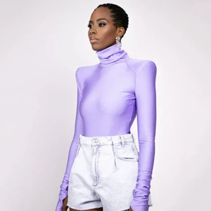Solid Long Sleeve Bodysuits - Image 5