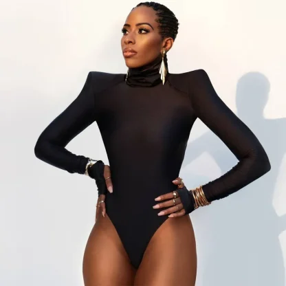 Solid Long Sleeve Bodysuits