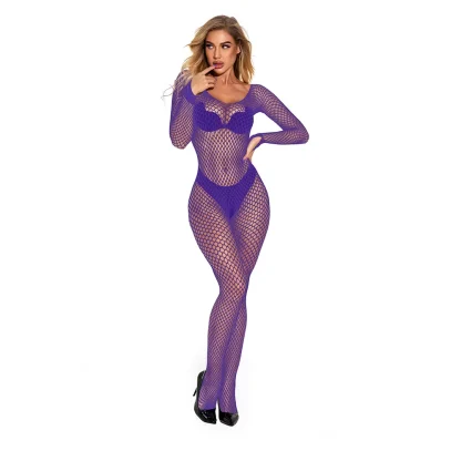 Crotchless Fishnet Bodysuit - Image 5
