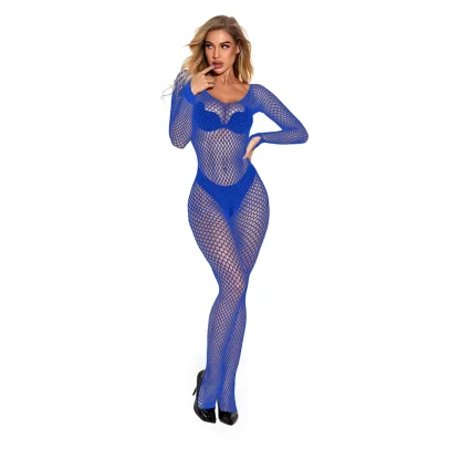Crotchless Fishnet Bodysuit - Image 4