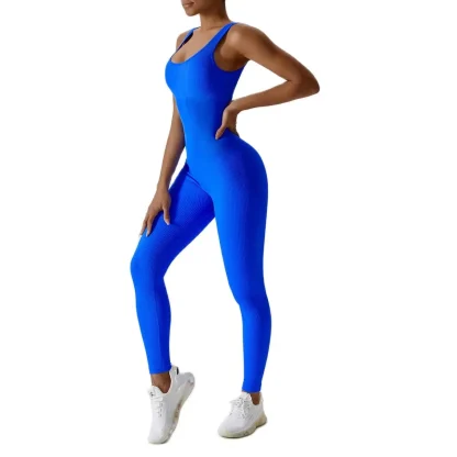 Sleeveless Square Neck Full Bodysuit - Image 3