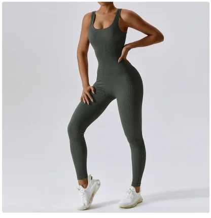 Fitness Sports Stretch Bodysuit