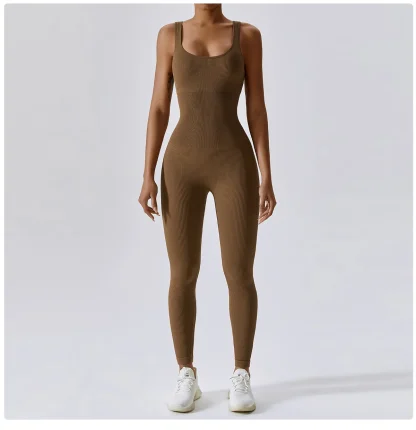 Sleeveless Square Neck Full Bodysuit