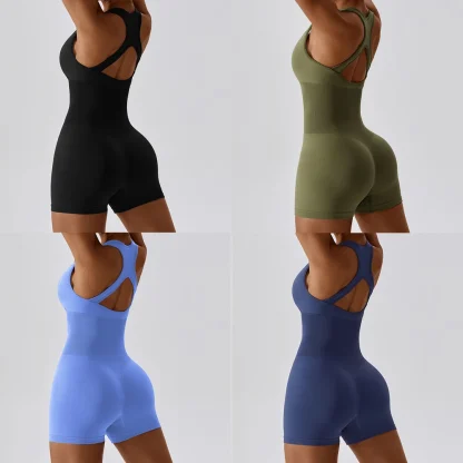 Hollow Out Back Bodysuit - Image 2