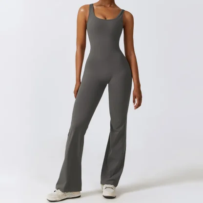 V-Back Flared Bodysuit - Image 6