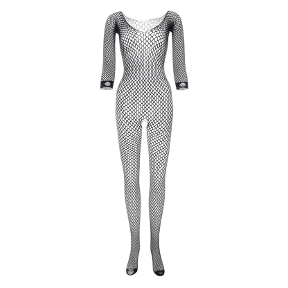 Crotchless Fishnet Bodysuit - Image 3