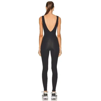 Sexy V-Back Workout Bodysuit - Image 6