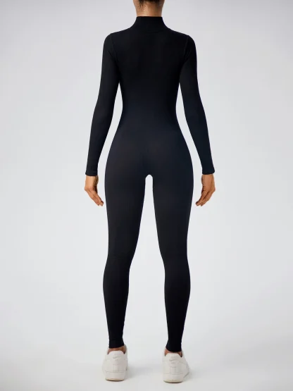 Knitted Front Zip Bodysuits - Image 2