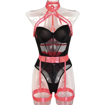 Halter Neck Teddy Bodysuit - Image 2