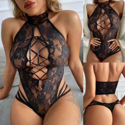 See-Through Lingerie Bodysuit - Image 6
