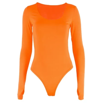 Neon Color Long Sleeve Bodysuit - Image 6