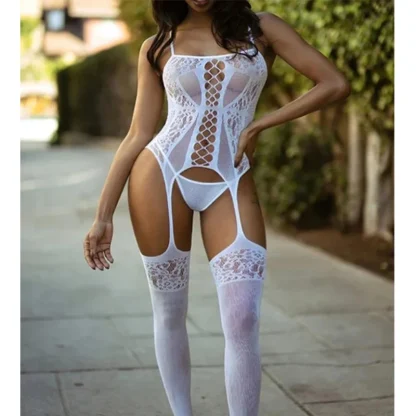Open Butt Fishnet Bodysuit