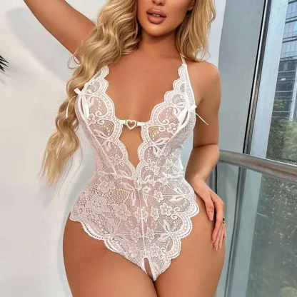 Open Back Crotchless Bodysuit - Image 3