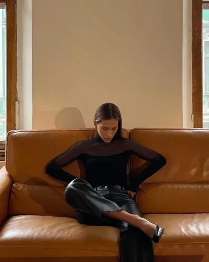 Skinny See-Through Bodysuit - Image 6