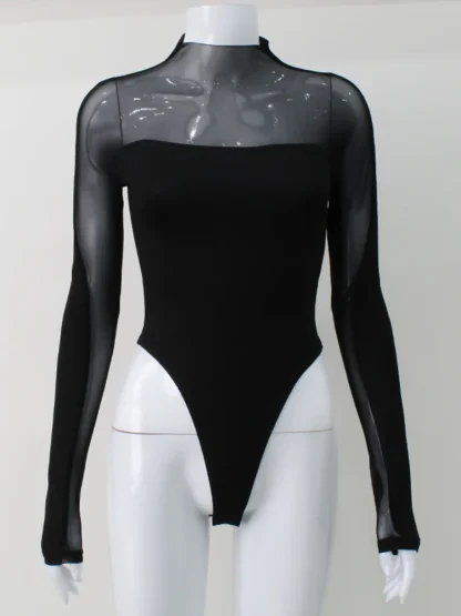 Skinny See-Through Bodysuit - Image 5