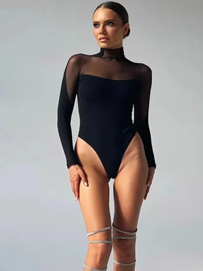 Skinny See-Through Bodysuit