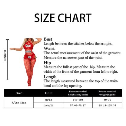 Fishnet Open Crotch Bodysuit - Image 7