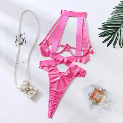 Halter Cut Out Bandage Bodysuit - Image 6