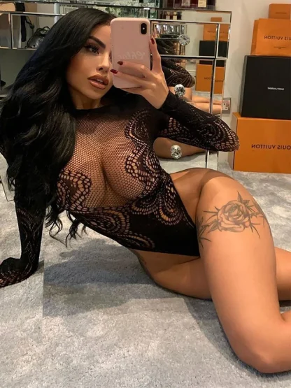 Intimate Sheer Mesh Bodysuit