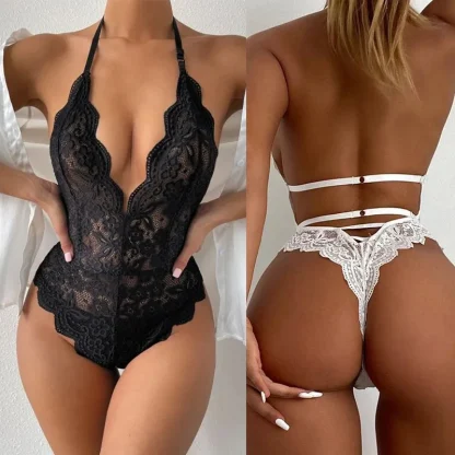 Hot Deep V-Neck Bodysuit - Image 6
