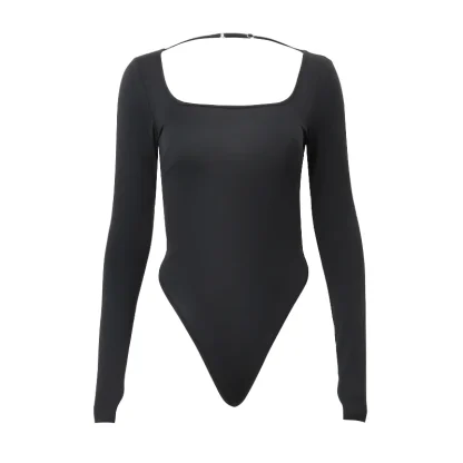 Elegant Backless Lace Bodysuit - Image 6