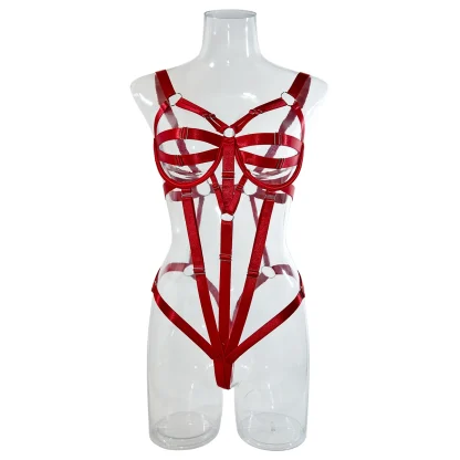 Hollow Out Bandage Sexy Bodysuit